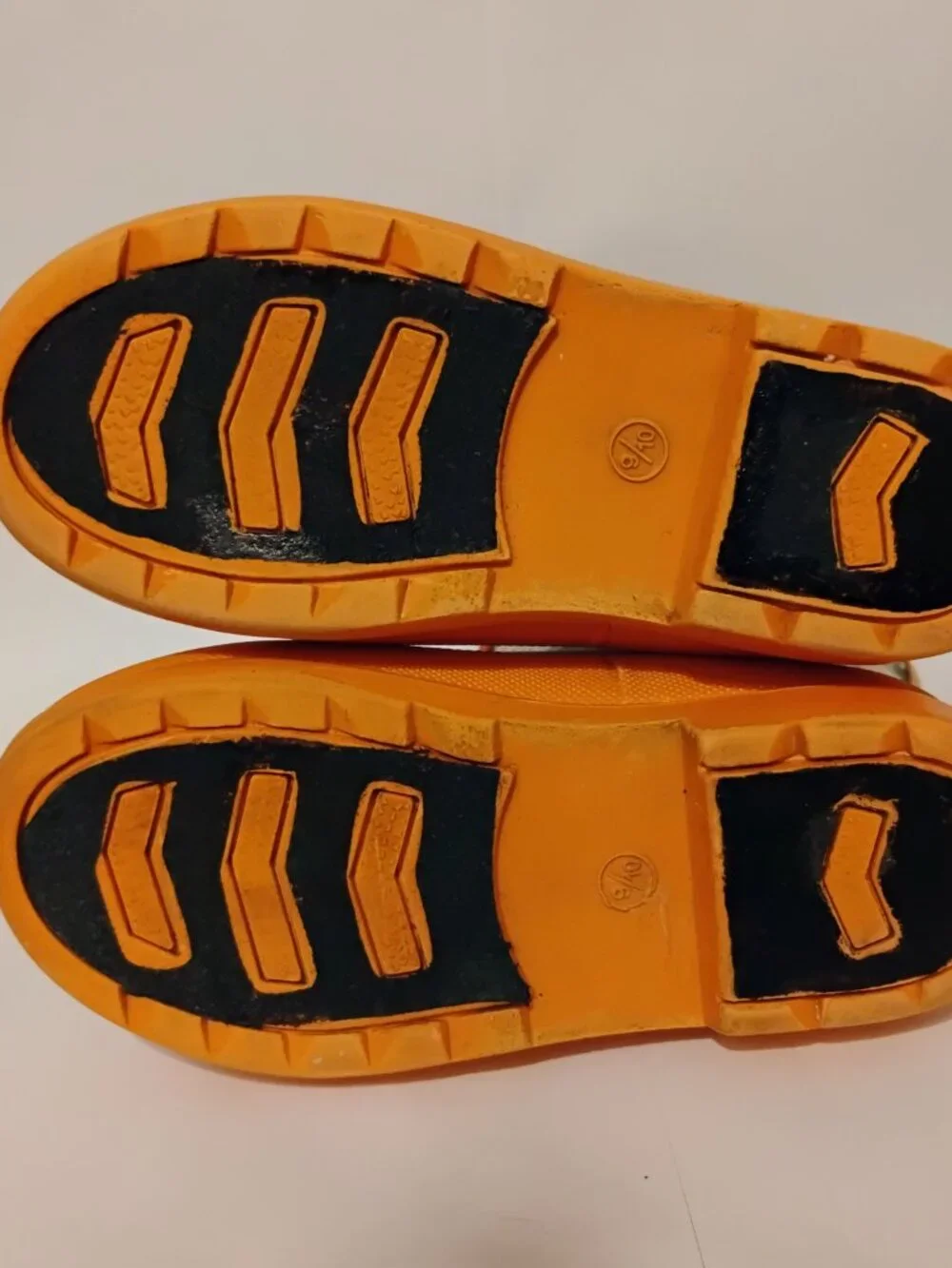 Lily & Dan Kids Safari Jungle Rain Boots Orange Animal Print Waterproof 9/10